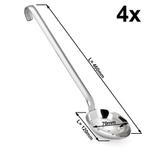 GGM Gastro | (4 stuks) Serveerlepel - diep & geperforeerd |, Verzenden, Nieuw