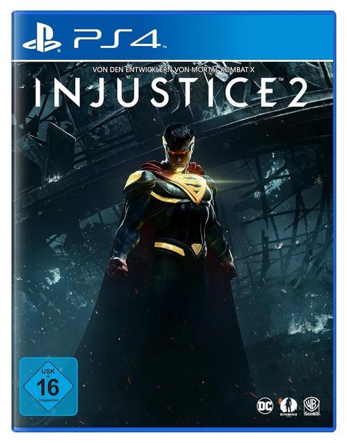 Injustice 2 (verpakking Duits, game Engels) (PlayStation 4), Spelcomputers en Games, Games | Sony PlayStation 4, Gebruikt, Vanaf 12 jaar