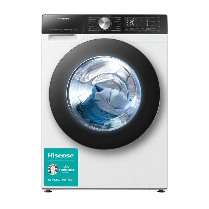 Hisense Wf5s1045bw Wasmachine 10.5kg 1400t, Witgoed en Apparatuur, Wasmachines, Nieuw, Voorlader, 85 tot 90 cm, Ophalen of Verzenden