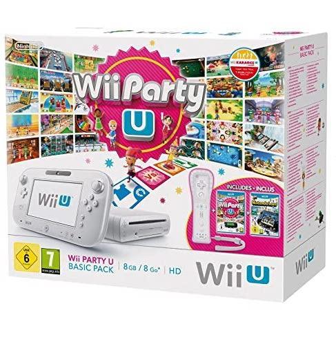 Wii U Console 8GB Wit + Gamepad (Wii Party U Basic Pack), Spelcomputers en Games, Spelcomputers | Nintendo Wii U, Zo goed als nieuw