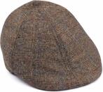 No Excess Flat Cap Melange Bruin maat one size Heren, Kleding | Heren, Verzenden, Nieuw, No Excess