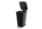 2dekans | Kis Chic Bin Pedaalemmer - 50L - Zwart - Maat L, Huis en Inrichting, Woonaccessoires | Prullenbakken, Ophalen of Verzenden