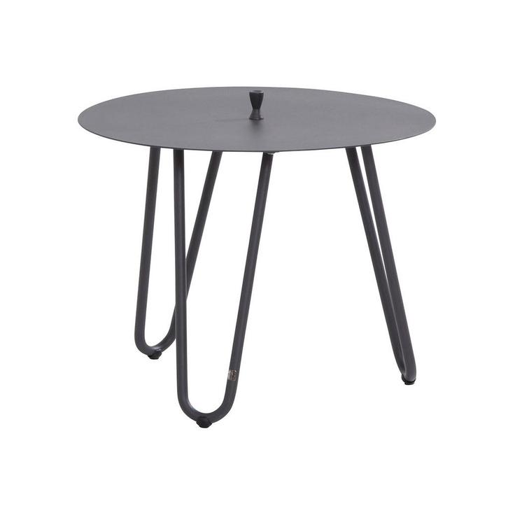 4 Seasons Cool bijzettafel Ø60x45 cm - antraciet, Tuin en Terras, Tuinsets en Loungesets, Verzenden