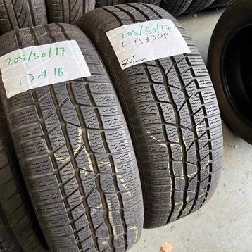 2 x Continental Winter TS830P 205-50-17 Winterbanden 7,5mm beschikbaar voor biedingen
