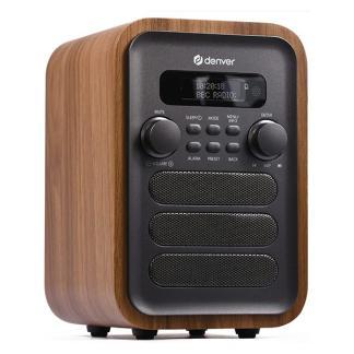 DAB+ radio | Denver (2.5W, Bluetooth, Alarmklok), Audio, Tv en Foto, Radio's, Nieuw, Verzenden