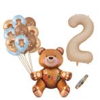 Ballon pakket Happy Second Birthday Bear 12-delig, Overige typen, Verzenden, Jongen of Meisje, Nieuw