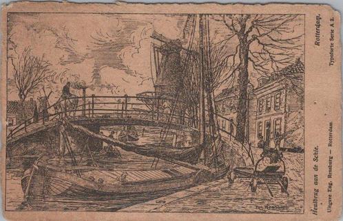 ROTTERDAM - Heulbrug aan de Schie, Verzamelen, Ansichtkaarten | Nederland, Verzenden