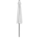 Parasol halfrond voor balkons of terrassen 300x150x230 wit, Tuin en Terras, Parasols, Verzenden, Nieuw