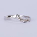 Zonder minimumprijs - Ring - 14 karaat Witgoud - 0.24ct. tw., Sieraden, Tassen en Uiterlijk, Ringen, Nieuw