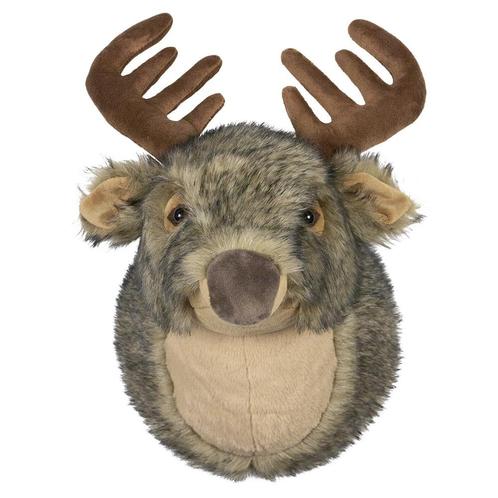 knuffel hert wandkop 30cm, Huis en Inrichting, Woonaccessoires | Overige, Verzenden