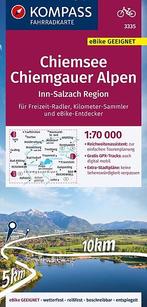 Fietskaart 3335 Chiemsee, Chiemgauer Alpen Kompass, Boeken, Atlassen en Landkaarten, Nieuw, Verzenden