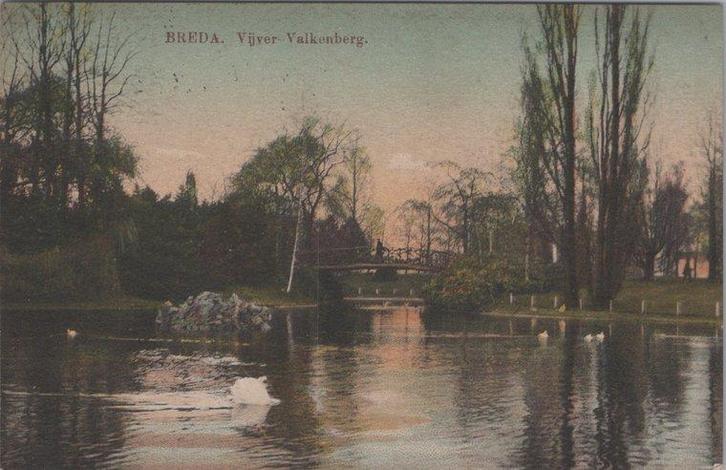 BREDA - Vijver Valkenberg, Verzamelen, Ansichtkaarten | Nederland, Verzenden