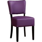 Leren eetkamerstoel Rest - Toledo Aubergine (paars) - Poten, Huis en Inrichting, Eigentijds, Modern, Overige kleuren, Nieuw, Leer