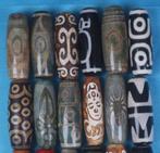Dzi Parels - Tibetaanse Dzi Amulet - feniks oog Dzi, Kubera