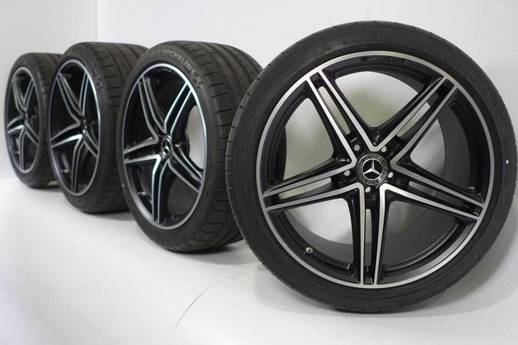 Mercedes GT AMG C190 19 inch velgen Michelin Zomerbanden Ori, Auto-onderdelen, Banden en Velgen, Velg(en), Gebruikt, 19 inch, Zomerbanden