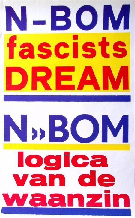 De droom van fascisten, logica van waanzin (lijst optie), Verzamelen, Posters, Nieuw, Overige onderwerpen, Met lijst, Verzenden