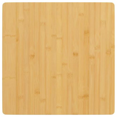 vidaXL Tafelblad 50x50x4 cm bamboe, Huis en Inrichting, Tafels | Eettafels, Nieuw, Verzenden