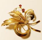 Broche - 18 karaat Geel goud - 1.00ct. tw., Sieraden, Tassen en Uiterlijk, Antieke sieraden
