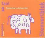 Stenvert blokboeken taal, spelling etc., Ophalen of Verzenden, Nieuw, Overige niveaus, Overige vakken