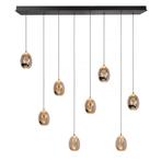 High light | Hanglamp | Amber | Golden Egg | 8 lichts, Huis en Inrichting, Nieuw, Ophalen of Verzenden, Glas, 75 cm of meer