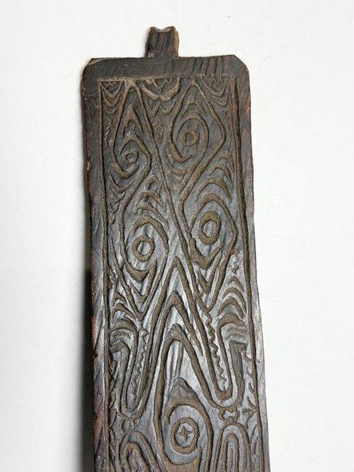 Houten paneel van 80 cm van het Chiefs huis in Sentani -, Antiek en Kunst, Kunst | Niet-Westerse kunst