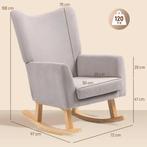 TRUUSK Schommelstoel met Hoge Rugleuning - Koordlook - Relax, Verzenden, Nieuw