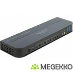 Delock 11483 HDMI KVM-switch 4K 60 Hz met USB 3.0 en audio, Computers en Software, Netwerk switches, Verzenden, Nieuw
