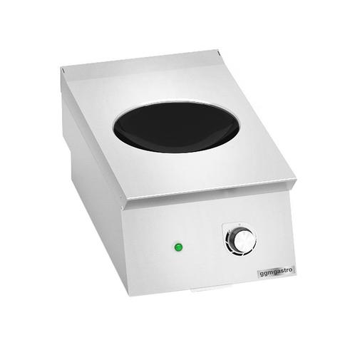 GGM Gastro | Inductie wokfornuis - 3,5 kW - 1 kookplaat - Ø, Zakelijke goederen, Horeca | Keukenapparatuur, Fornuis, Frituur en Grillen