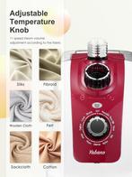 Kledingstomer - Handstomer - Kleding stomer - 1950W - Rood -, Witgoed en Apparatuur, Stoomapparaten, Verzenden, Zo goed als nieuw