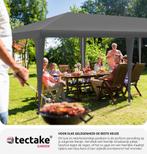tectake® Tuinpaviljoen 3x6 m - 5 Afneembare zijpanelen met v, Tuin en Terras, Verzenden, Nieuw