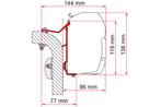 Fiamma |  Hymer Van/B2 luifel adapter voor  F45 400 cm, Nieuw