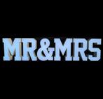 MR MRS LED Letters te huur, Nieuw, Geboorte of Huwelijk