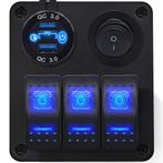 ProRide Schakelpaneel 12V voor Auto/Boot - USB Lader 3, Verzenden, Nieuw