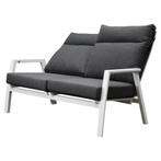 Vegas stoel bank loungeset 4 delig verstelbaar aluminium wit, Tuin en Terras, Tuinsets en Loungesets, Ophalen of Verzenden, Nieuw