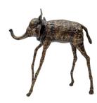Surrealistische Olifant - Brons