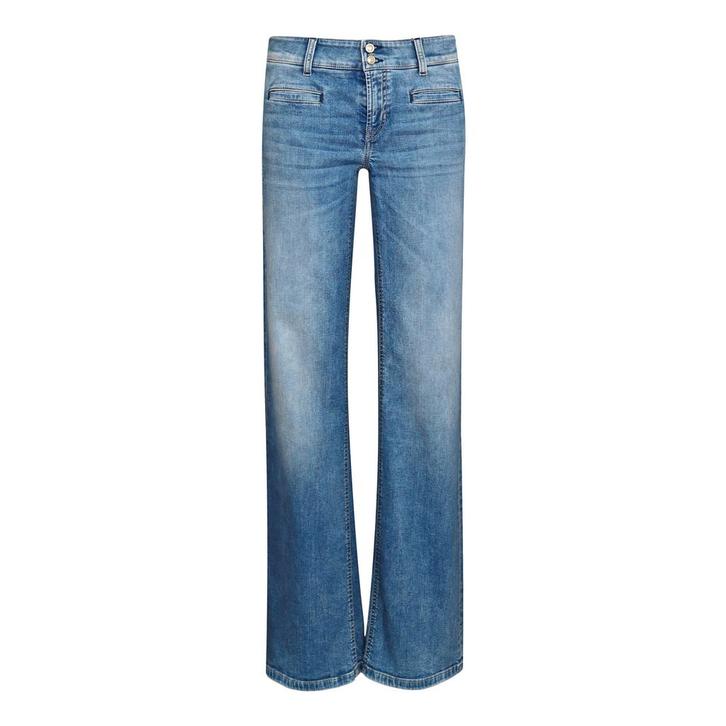 Cambio • blauwe rechte jeans • 36, Kleding | Dames, Broeken en Pantalons, Blauw, Nieuw, Maat 36 (S), Verzenden