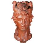 sculptuur, Testa di’ Bucranio - 40 cm - Was, Antiek en Kunst