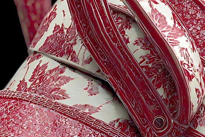 NYX - Le Guerrier de Porcelaine Écarlate, Antiek en Kunst, Kunst | Designobjecten