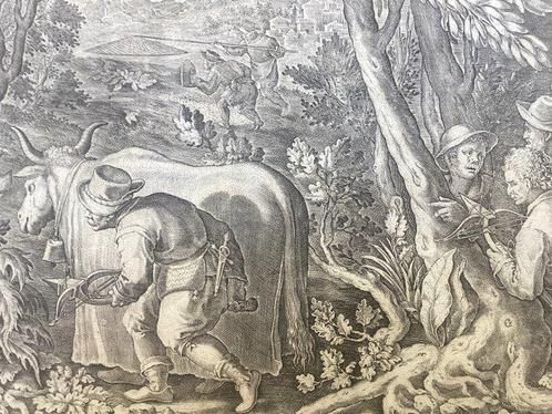 Jan Van der Straet Stradanus (1523-1605), by Philip Galle, Antiek en Kunst, Antiek | Overige Antiek