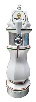 Occasion - Veltins porseleinen tapzuil, Ophalen of Verzenden