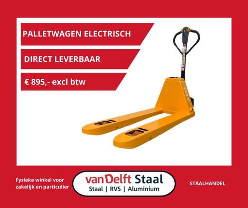 Palletwagen | pompwagen | elektrisch | 2000 1500 kg, Doe-het-zelf en Verbouw, Palletwagens en Pompwagens, Nieuw, Ophalen