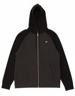 NIKE Mens Zip Hoodie Sweater Medium Grey Colourblock Cotton, Verzenden, Nieuw