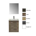 Badkamermeubelset Sanicare Q6 Drie Laden Chromen Greep 60 cm, Ophalen of Verzenden, Nieuw, Chroom, Bad