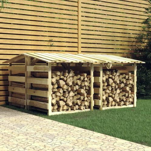 vidaXL Pergolas met dak 4 st 100x90x100 cm geïmpregneerd, Tuin en Terras, Palen, Balken en Planken, Nieuw, Verzenden