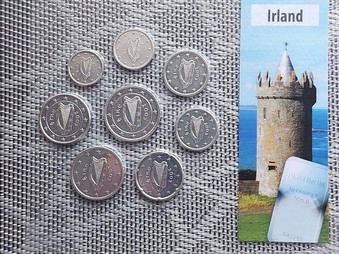 Europa. Series 1 Cent - 2 Euro 2002/2009 Moedas são banhados, Postzegels en Munten, Munten | Europa | Euromunten
