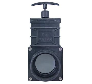 Pvc schuifkraan 75mm Budget (Pvc materiaal) beschikbaar voor biedingen