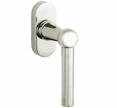 Draaikiepgarnituur Chemin de Fer/Elegant glans nikkel, Doe-het-zelf en Verbouw, Hang- en Sluitwerk, Nieuw, Ophalen of Verzenden
