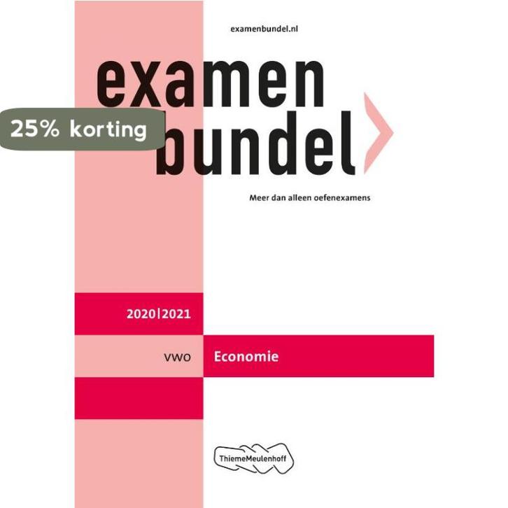 Examenbundel vwo Economie 2020/2021 9789006781526, Boeken, Schoolboeken, Zo goed als nieuw, Verzenden