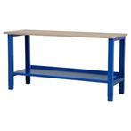 Nieuwe werktafel - 176,5x62x85-90cm - werkbank - blauw, Doe-het-zelf en Verbouw, Ophalen of Verzenden, Nieuw, Minder dan 70 cm