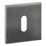 Deurbeslag | Sleutelrozet | Intersteel (Vierkant, RVS), Doe-het-zelf en Verbouw, Hang- en Sluitwerk, Verzenden, Nieuw